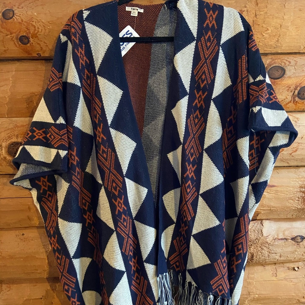 Printed cardigan new with tags